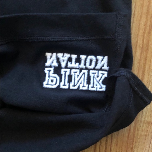 NWT PINK Rugby Logo Collared Shirt MEDIUM Retails $50 - Picture 7 of 10